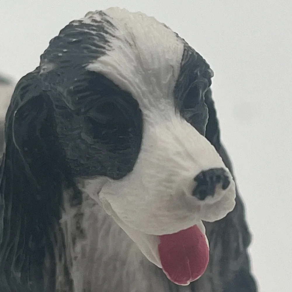 Vintage Springer Spaniel Hand‎ Painted Figurine Resin